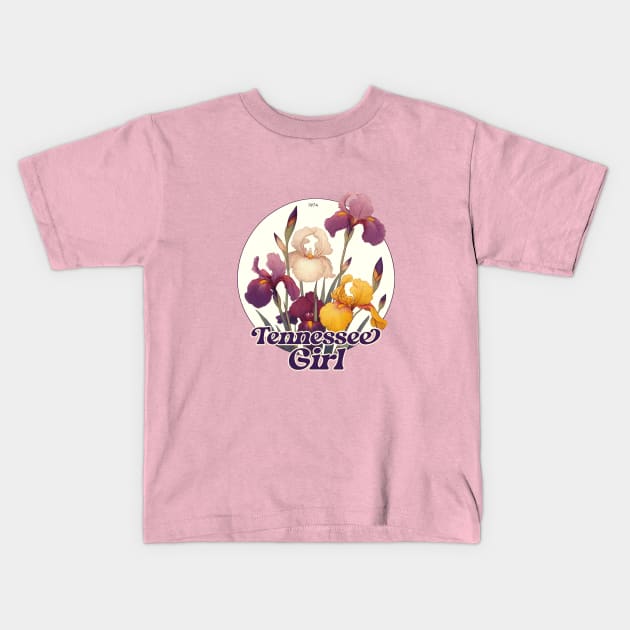 Tennessee Girl Kids T-Shirt by bubbsnugg